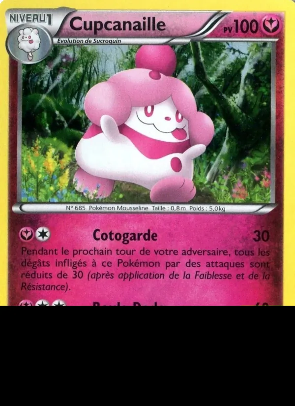 Carte Pokémon Cupcanaille de l'extension Promo XY