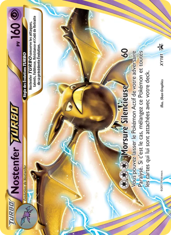 Carte Pokémon Nostenfer TURBO de l'extension Promo XY
