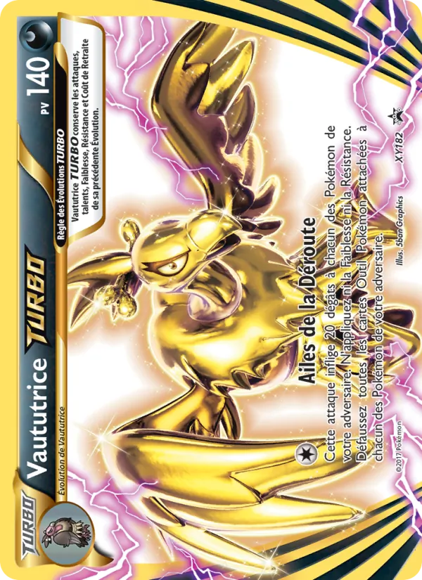 Carte Pokémon Vaututrice TURBO de l'extension Promo XY