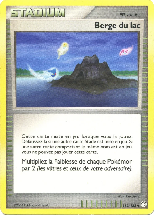 Carte Pokémon Berge du lac de l'extension Trésors Mystérieux