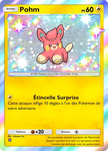 Carte Pokémon Pohm de l'extension Merveilles de Paldea