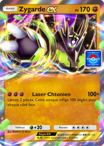 Carte Pokémon Zygarde-ex de l'extension Promo-B