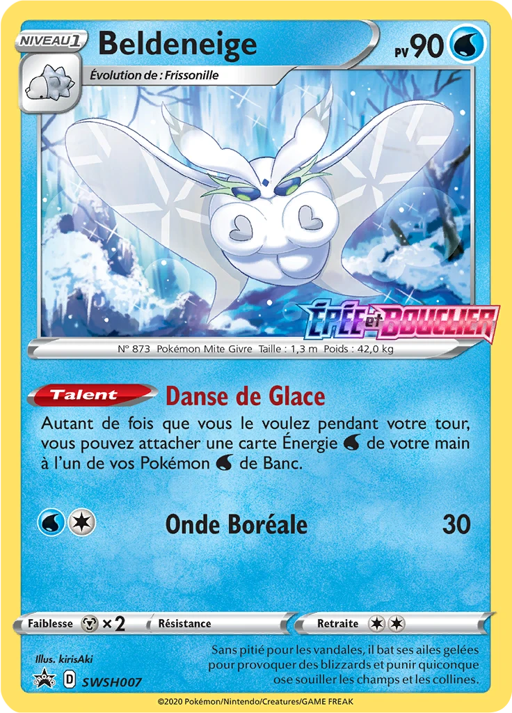 Carte Pokémon Beldeneige de l'extension Promo SWSH