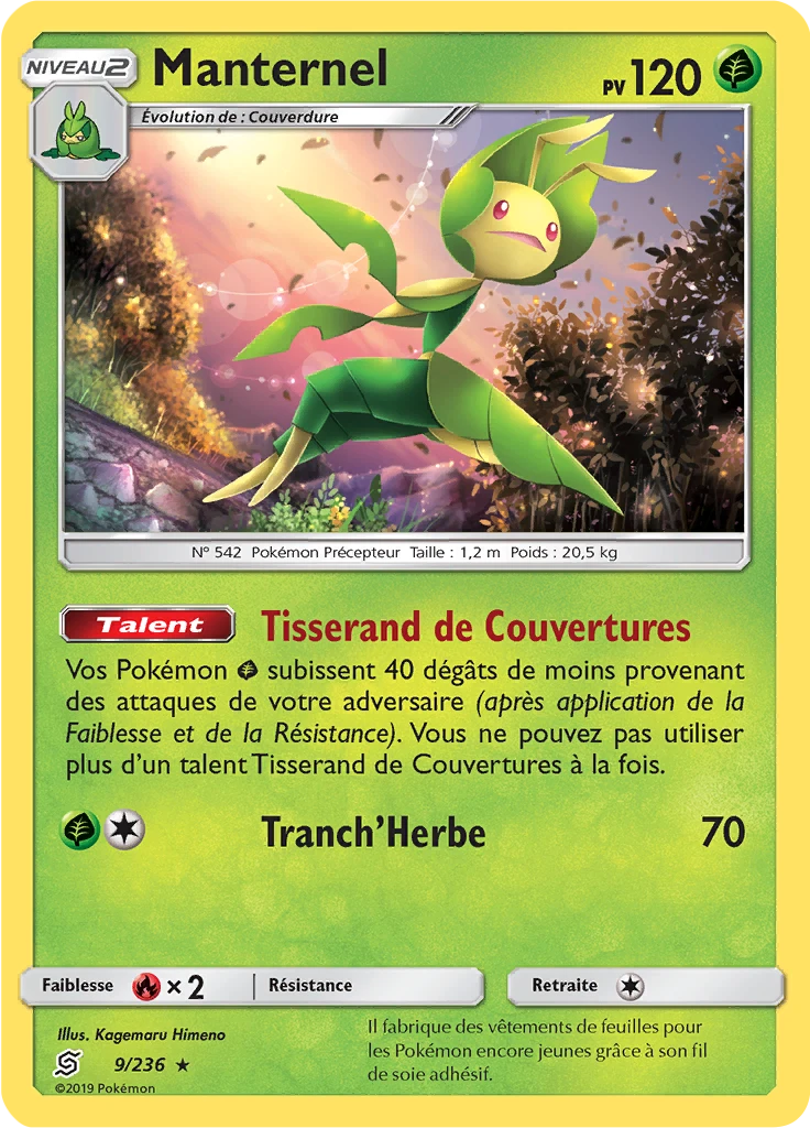 Carte Pokémon Manternel de l'extension Harmonie des Esprits