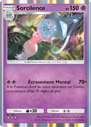 Carte Pokémon Sorcilence de l'extension Aura Palpitante