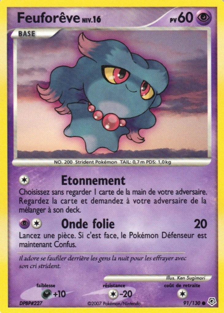 Carte Pokémon Feuforêve de l'extension Diamant & Perle
