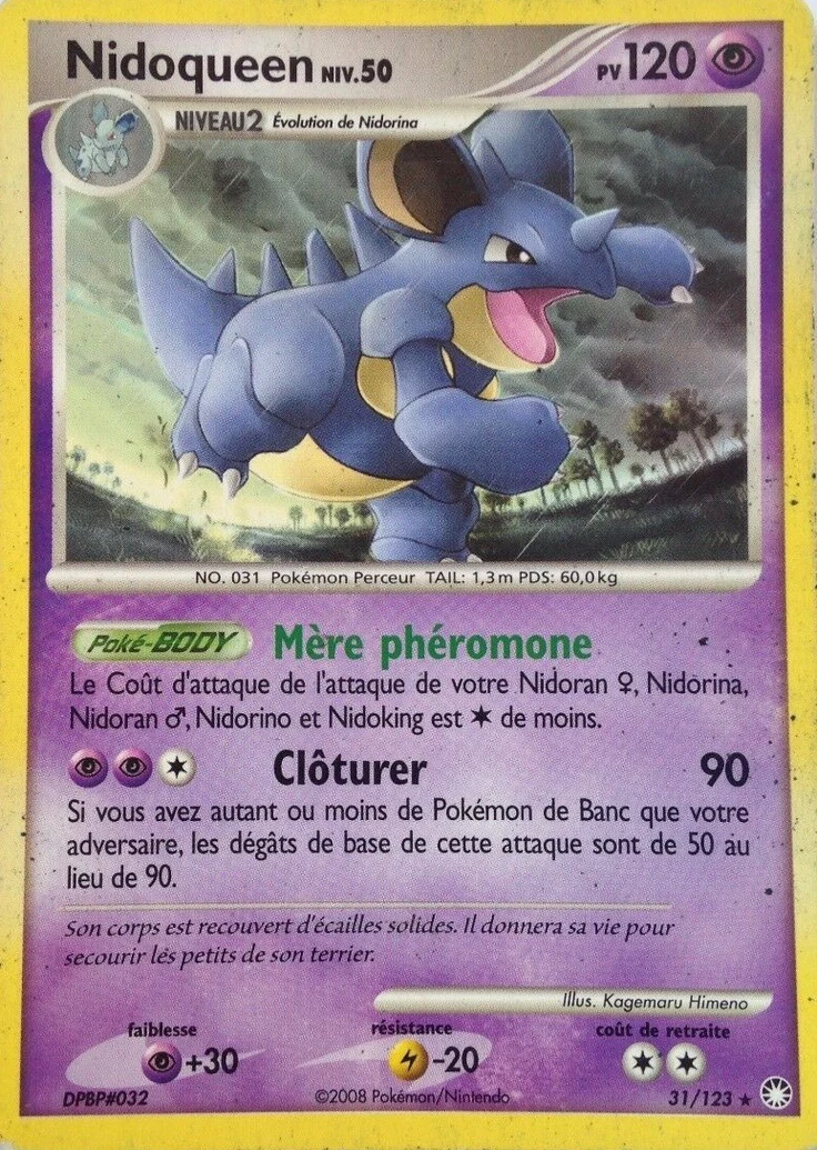Carte Pokémon Nidoqueen de l'extension Trésors Mystérieux