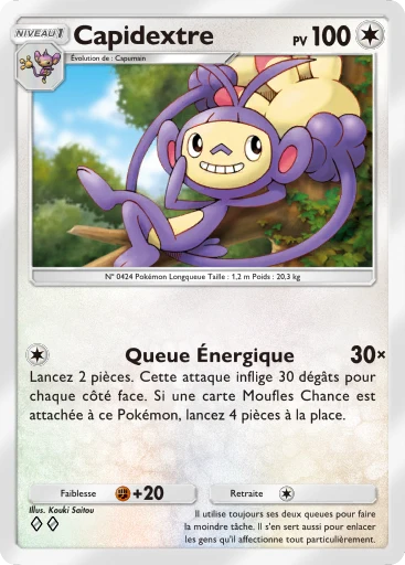 Carte Pokémon Capidextre de l'extension Méga-Ascension