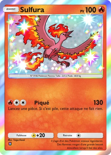 Carte Pokémon Sulfura de l'extension Méga-Ascension