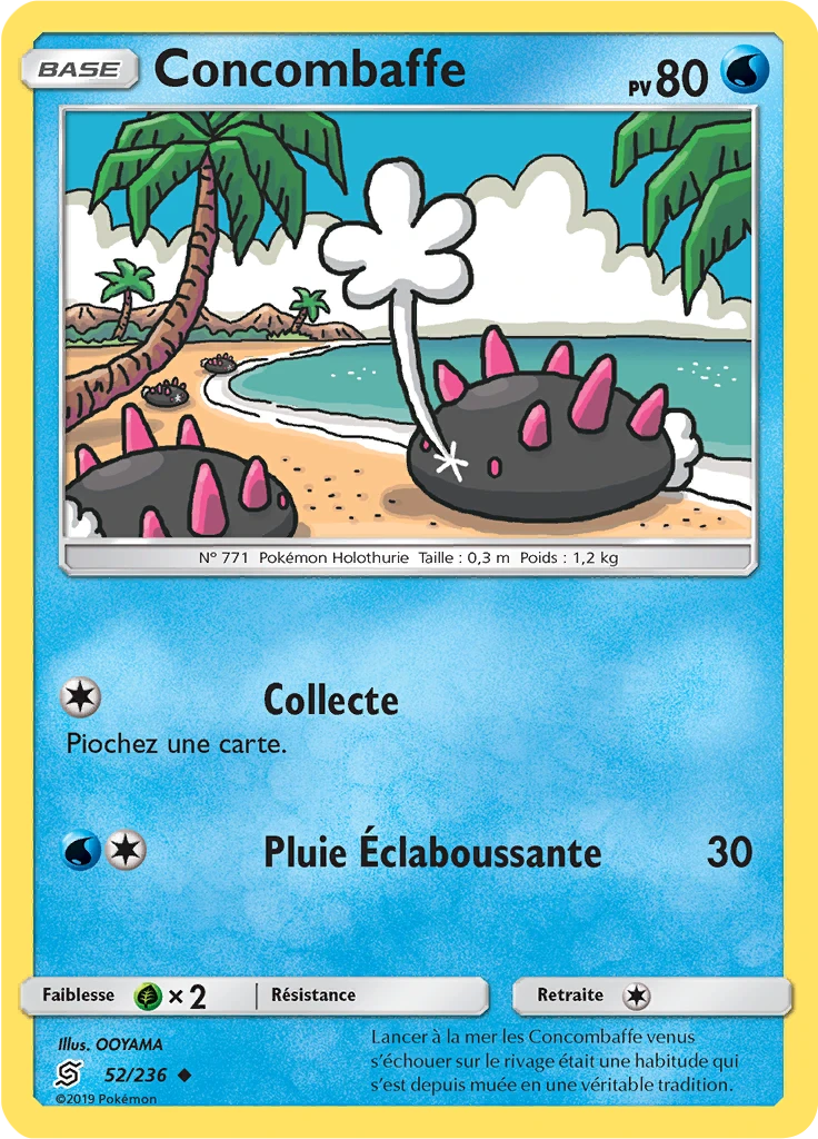 Carte Pokémon Concombaffe de l'extension Harmonie des Esprits