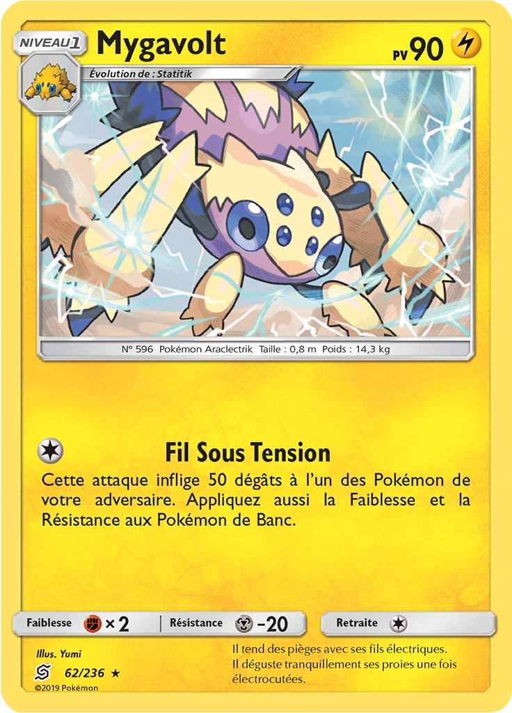 Carte Pokémon Mygavolt de l'extension Harmonie des Esprits
