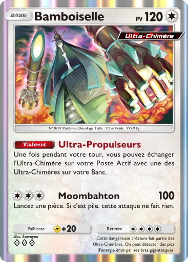 Carte Pokémon Bamboiselle de l'extension Crise Interdimensionnelle