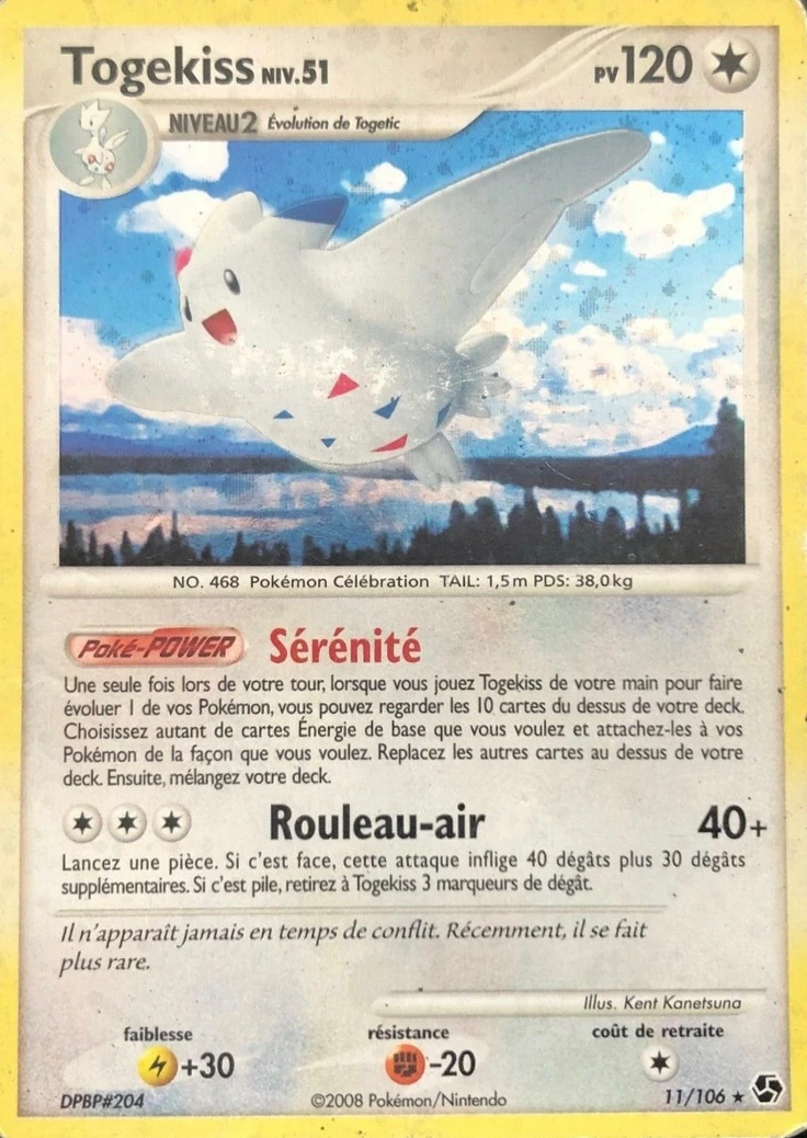 Carte Pokémon Togekiss de l'extension Duels au Sommets