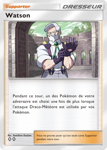 Carte Pokémon Watson de l'extension Domination Céleste