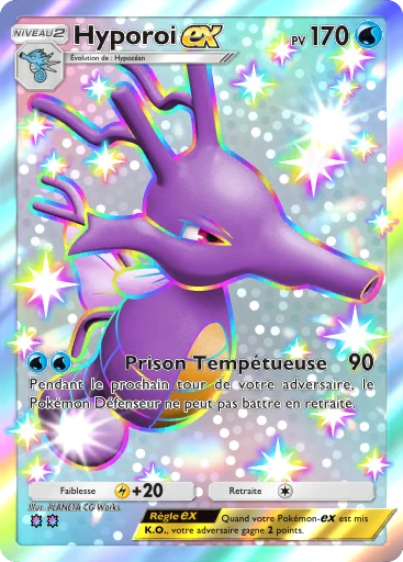 Carte Pokémon Hyporoi-ex de l'extension Parade Onirique