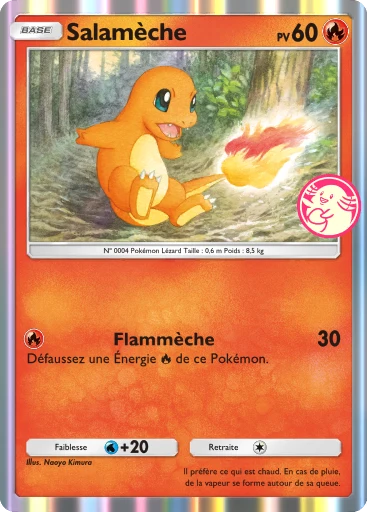 Carte Pokémon Salamèche de l'extension Promo-A