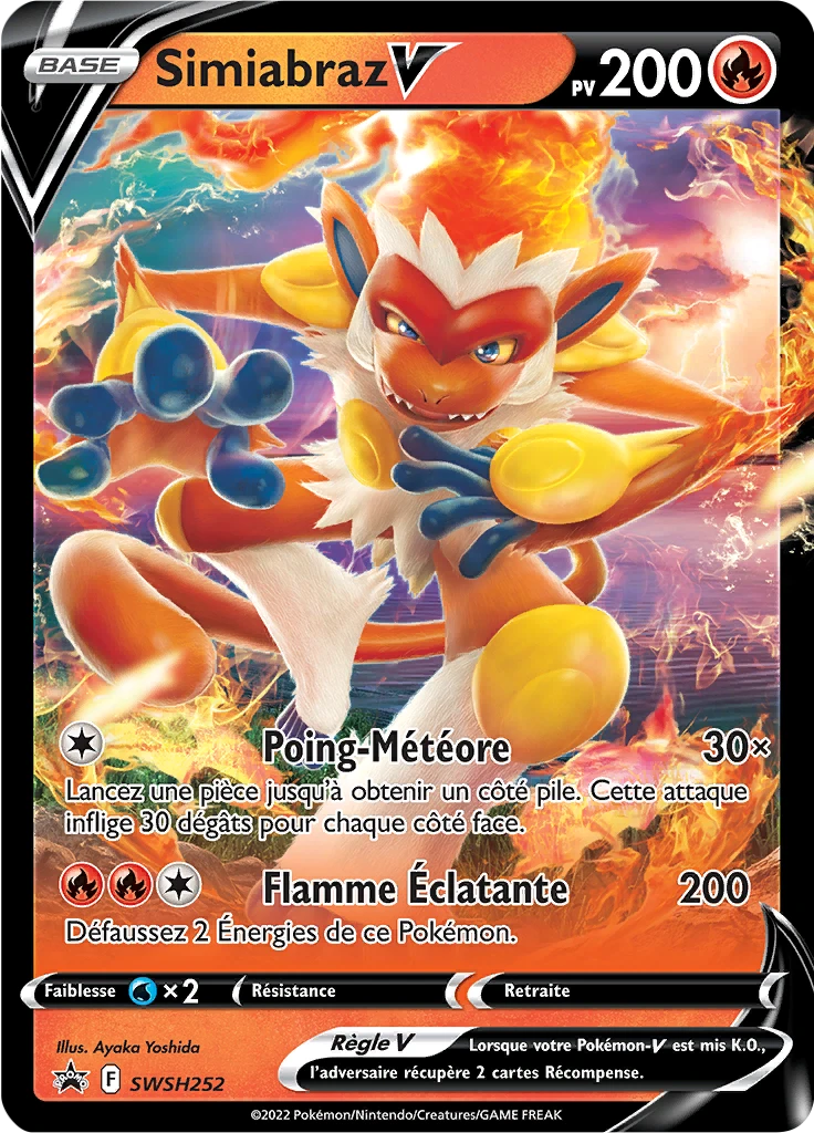 Carte Pokémon Simiabraz V de l'extension Promo SWSH