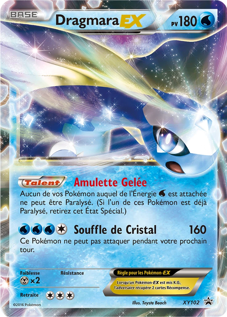 Carte Pokémon Dragmara EX de l'extension Promo XY