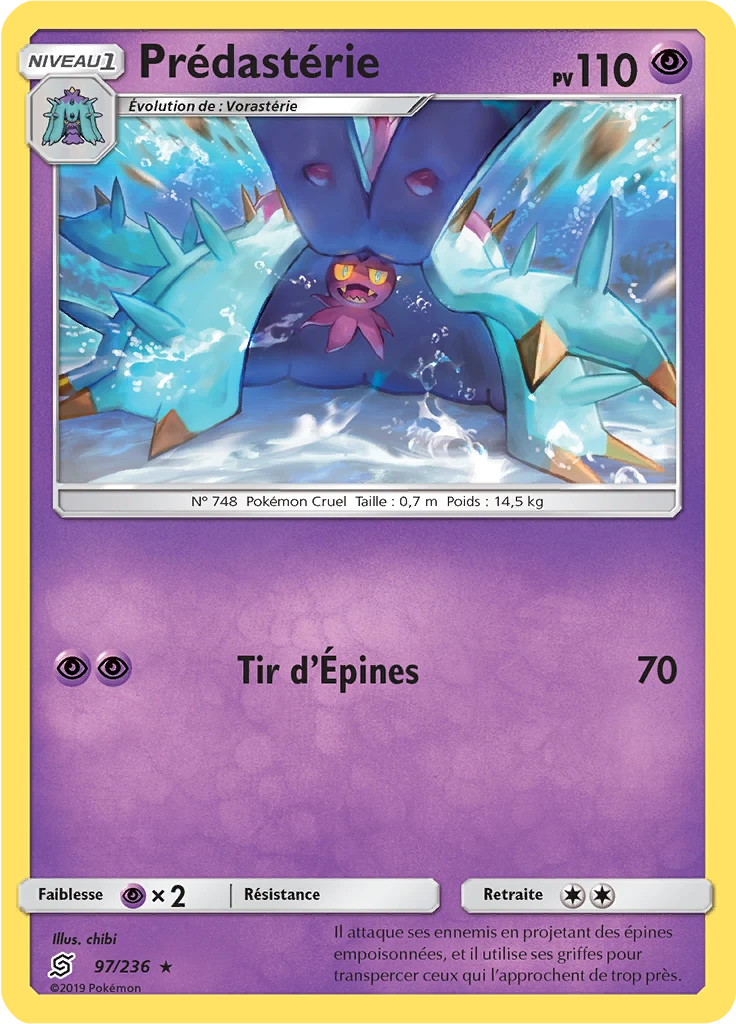 Carte Pokémon Prédastérie de l'extension Harmonie des Esprits