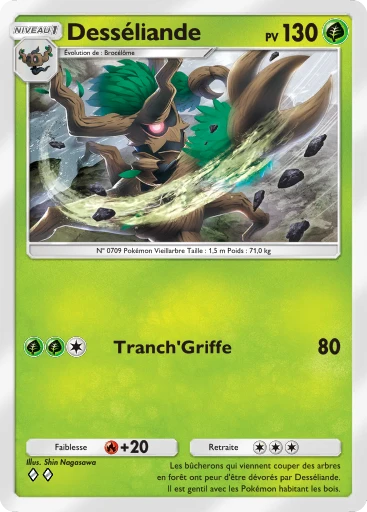 Carte Pokémon Desséliande de l'extension Gardiens Astraux