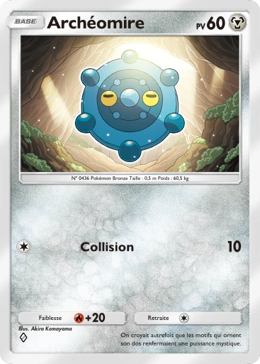 Carte Pokémon Archéomire de l'extension Lumière Triomphale