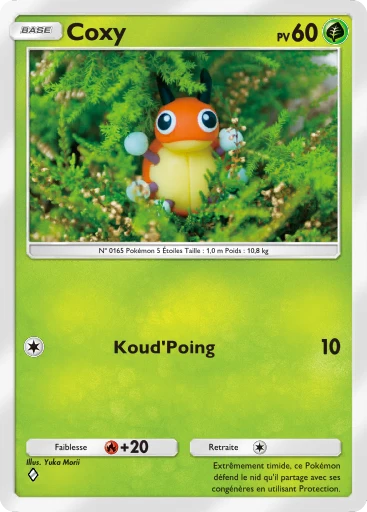 Carte Pokémon Coxy de l'extension Parade Onirique
