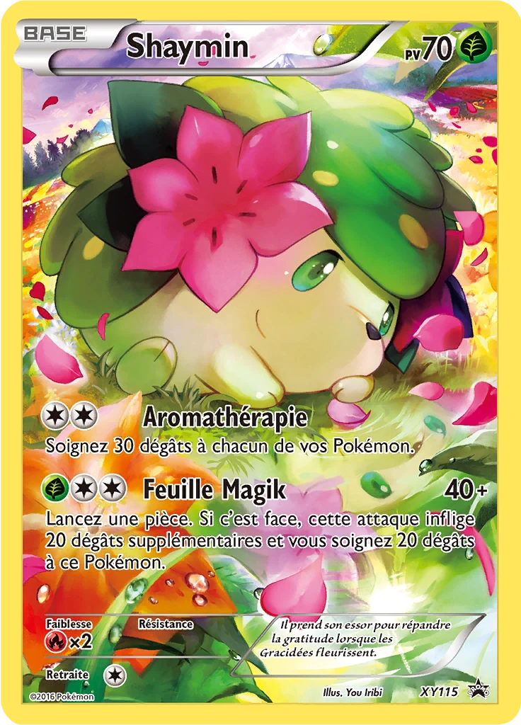 Carte Pokémon Shaymin de l'extension Promo XY