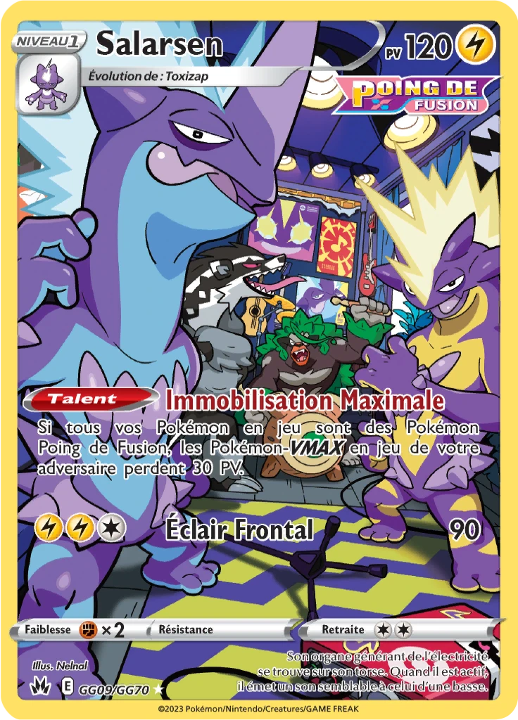 Carte Pokémon Salarsen de l'extension Zénith Suprême