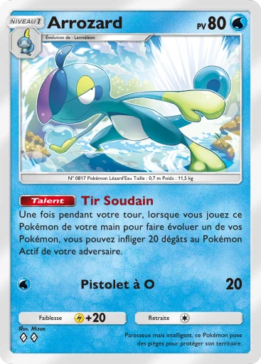 Carte Pokémon Arrozard de l'extension Aura Palpitante