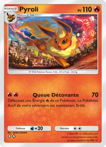 Carte Pokémon Pyroli de l'extension Domination Céleste