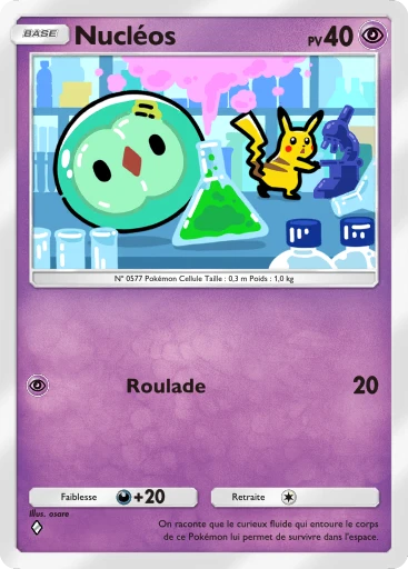 Carte Pokémon Nucléos de l'extension Embrasement Écarlate