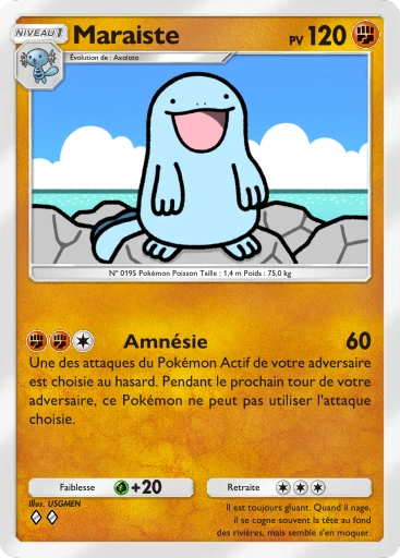 Carte Pokémon Maraiste de l'extension Jours Heureux