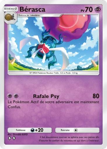 Carte Pokémon Bérasca de l'extension Merveilles de Paldea
