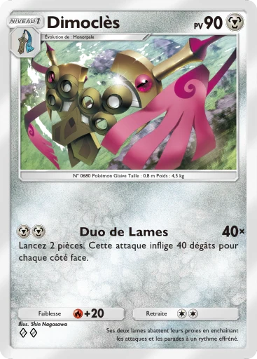 Carte Pokémon Dimoclès de l'extension Parade Onirique