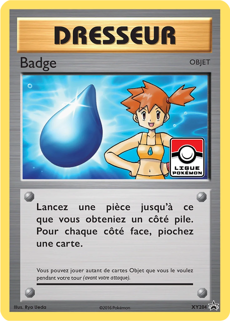 Carte Pokémon Badge de l'extension Promo XY