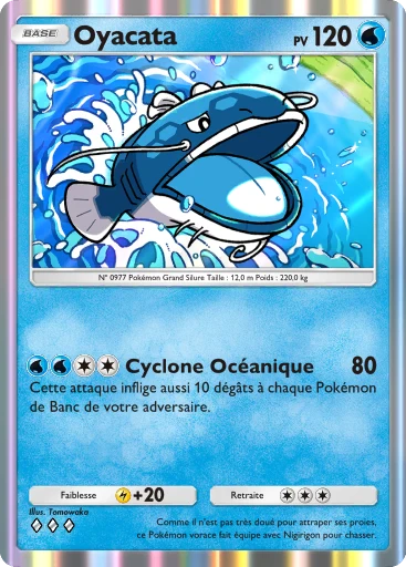 Carte Pokémon Oyacata de l'extension Réjouissances Rayonnantes