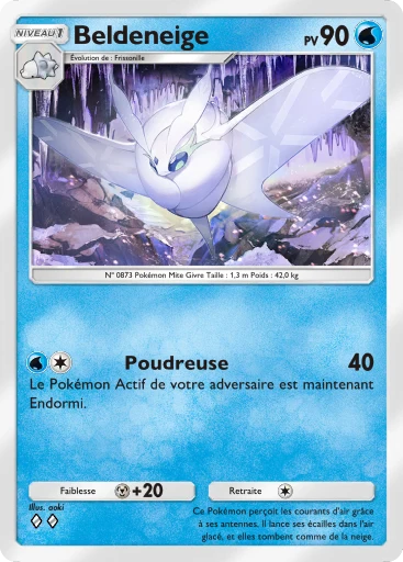 Carte Pokémon Beldeneige de l'extension Puissance Génétique