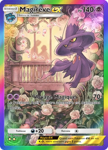 Carte Pokémon Magirêve-ex de l'extension Choc Spatio-Temporel