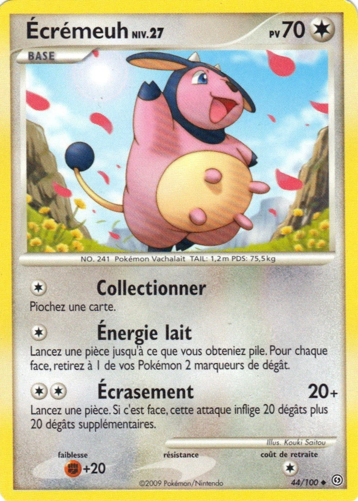 Carte Pokémon Écrémeuh de l'extension Tempête