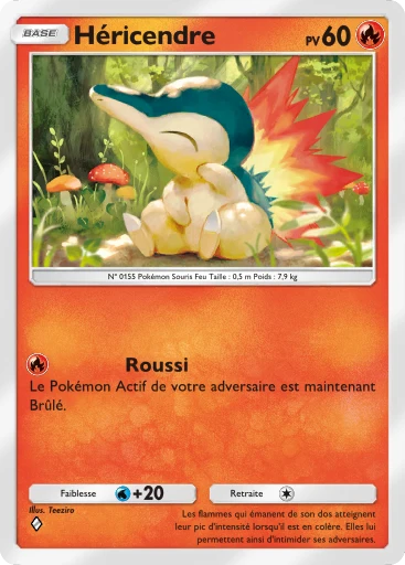 Carte Pokémon Héricendre de l'extension Domination Céleste