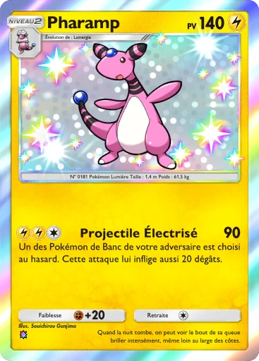 Carte Pokémon Pharamp de l'extension Jours Heureux