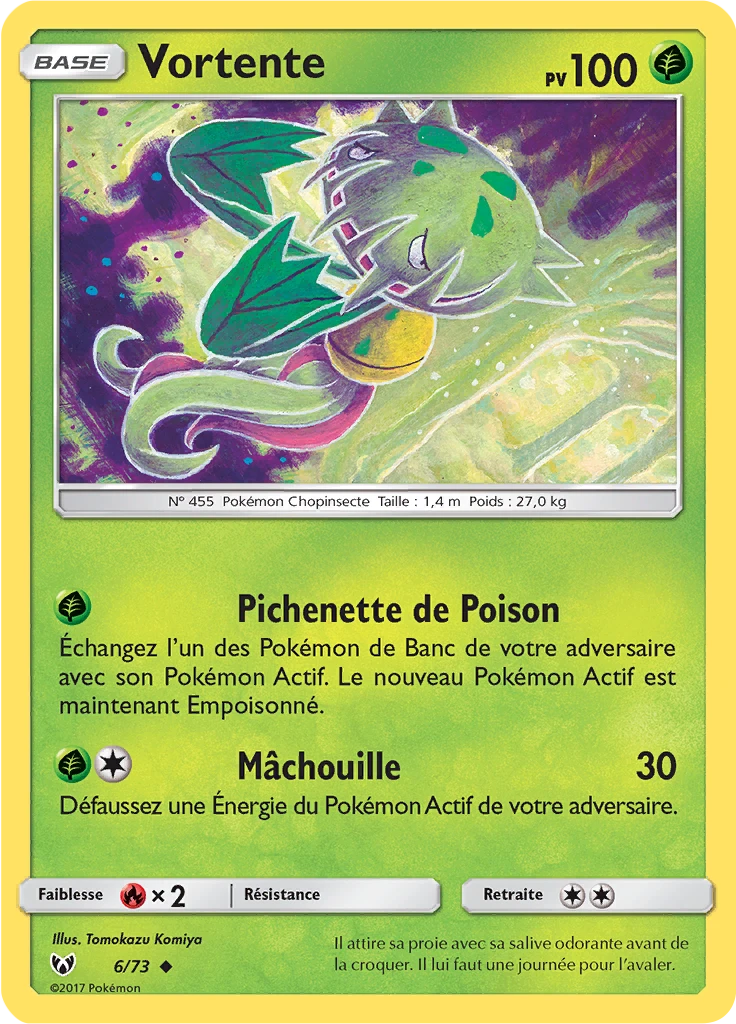 Carte Pokémon Vortente de l'extension Légendes Brillantes