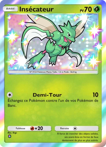 Carte Pokémon Insécateur de l'extension Méga-Rayonnement