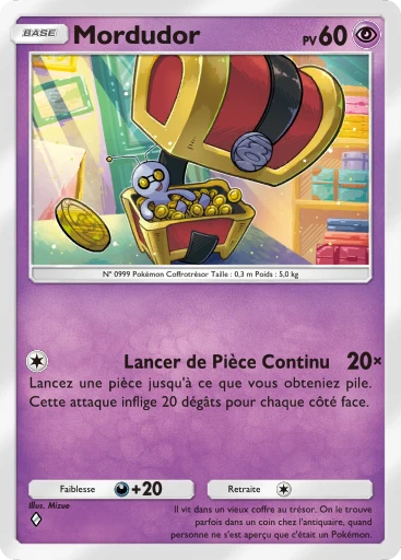 Carte Pokémon Mordudor de l'extension Merveilles de Paldea
