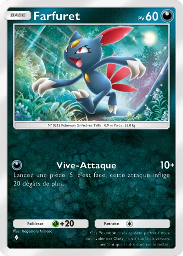 Carte Pokémon Farfuret de l'extension Propulsion Paradoxe