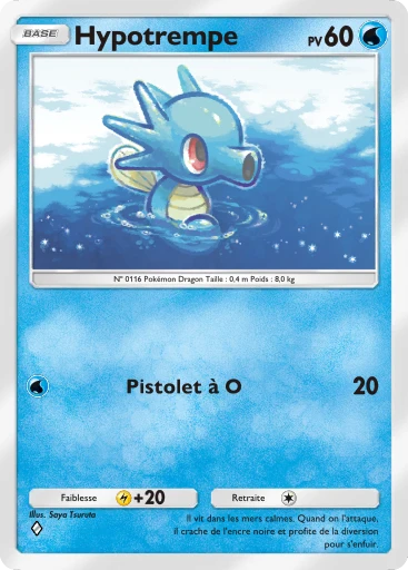 Carte Pokémon Hypotrempe de l'extension Puissance Génétique