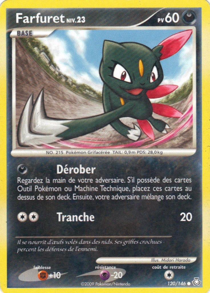 Carte Pokémon Farfuret de l'extension Éveil des Légendes