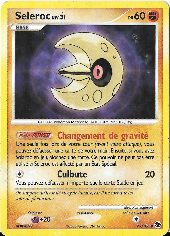 Carte Pokémon Séléroc de l'extension Duels au Sommets