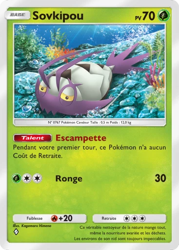 Carte Pokémon Sovkipou de l'extension Gardiens Astraux