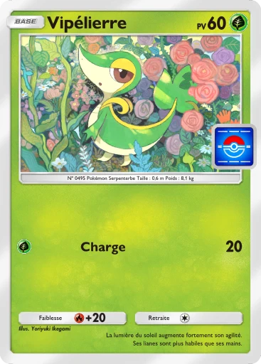 Carte Pokémon Vipélierre de l'extension Promo-A